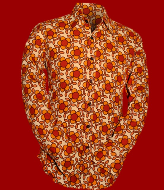 Hemd 669 Sunflower shirt orange Chenaski