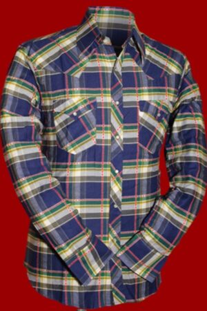 Hemd 662 Scot blue Chenaski